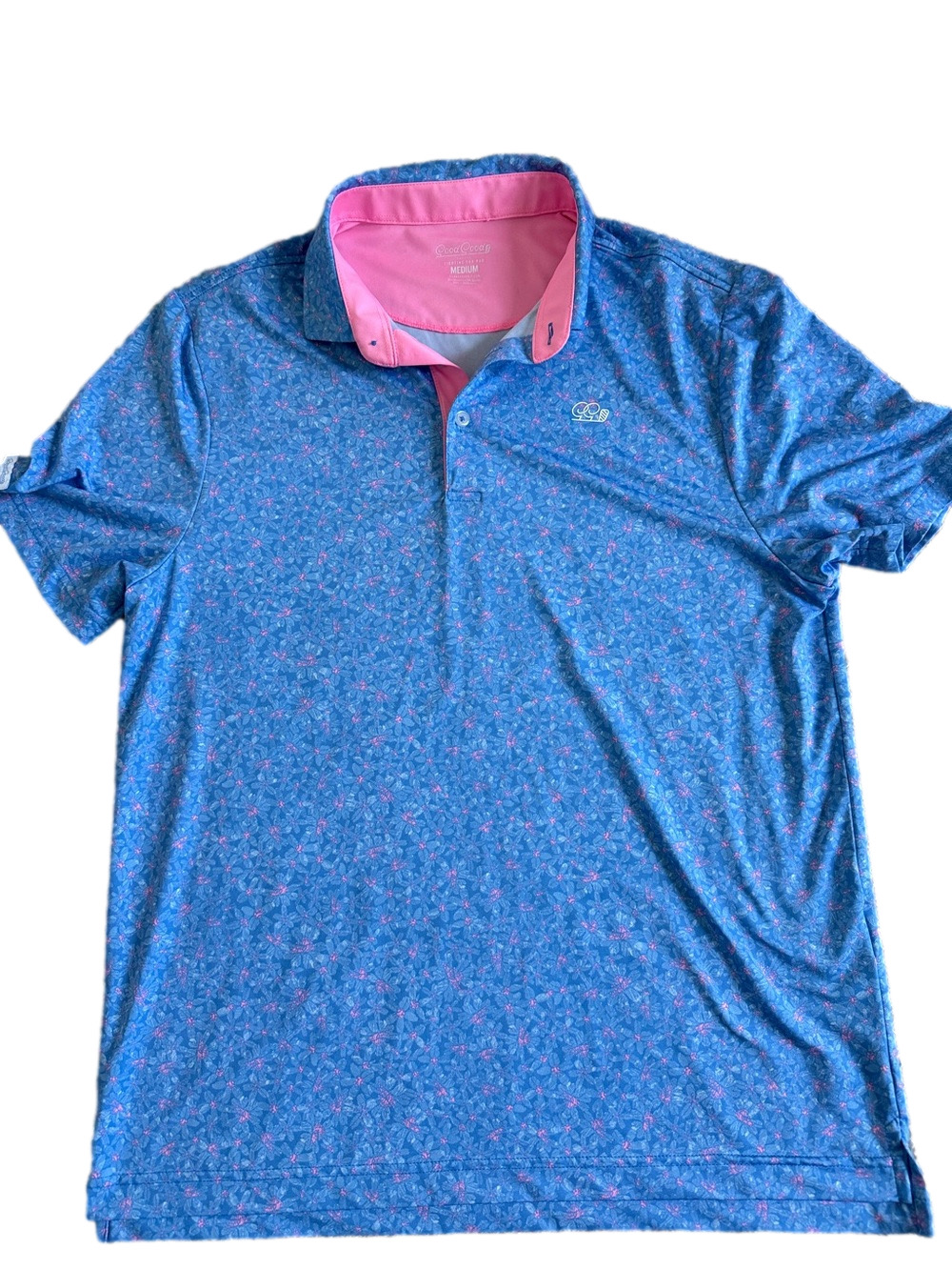 Good Good Golf Polo Men Sz Medium